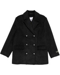 Ganni - Chaqueta Con Doble Botonadura - Lyst
