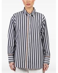 Xirena - Gillian Gestreepte Blouse - Lyst