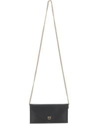 Pinko - Small Chain-Strap Flap Cross Body Bag - Lyst