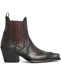 DSquared² - Cowboy Ankle Boots With Heel - Lyst