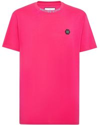 Philipp Plein - Logo-appliqué Cotton T-shirt - Lyst