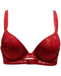 Wolford - Floral Lace Bra - Lyst