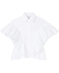 AZ FACTORY - X Lutz Huelle 'waterfall' ラッフルスリーブ シャツ - Lyst