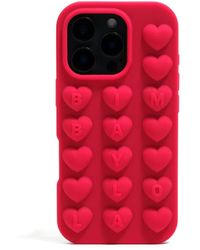 Bimba Y Lola - Heart-Embellished Phone Case - Lyst