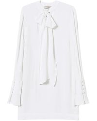 Twinset - Bluse Aus Chinakrepp - Lyst
