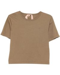 N°21 - Logo-Embroidered T-Shirt - Lyst