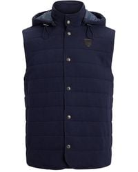 Polo Ralph Lauren - Quilted-Design Hooded Vest - Lyst