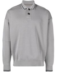 Sacai - Long-sleeve Polo Shirt - Lyst