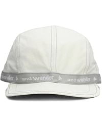 and wander - Logo-Tape Cap - Lyst