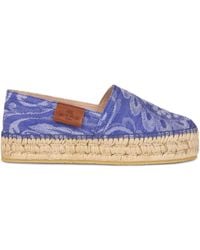Etro - Patterned-Jacquard Espadrilles - Lyst