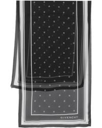 Givenchy - 4G Schal aus Seidenchiffon - Lyst
