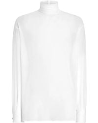 Dolce & Gabbana - Silk-Georgette Shirt - Lyst