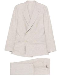 Fursac - Buttoned Double-Breasted Suit - Lyst