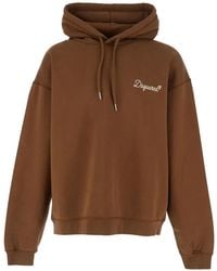 DSquared² - Hoodie With Drawstring Hood And Logo Lettering On The Front - Lyst