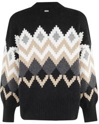 Barbour - Cecelia Chevron-Pattern Sweater - Lyst