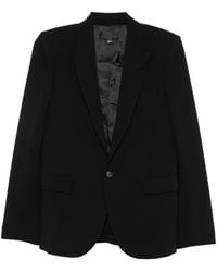 Nili Lotan - Veste À Simple Boutonnage Et Col À Revers Crantés - Lyst