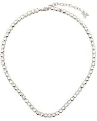 AMINA MUADDI - Tennis Halskette mit Kristallen - Lyst