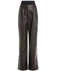 16Arlington - Ivlia Eyelet Lace-Up Trousers - Lyst