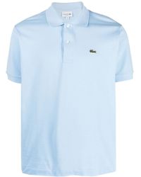 Lacoste - ロゴパッチ ポロシャツ - Lyst