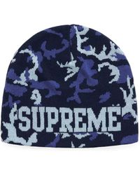 Supreme - Reversible Camo-Print Beanie Hat - Lyst