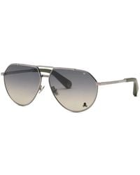Philipp Plein - Gradient-Lens Pilot-Frame Sunglasses - Lyst