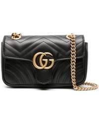 Gucci - Mini-Tasche GG Marmont Aus Matelassé - Lyst