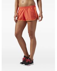 Reebok - Logo-Print Shorts - Lyst