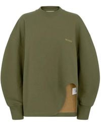 The Attico - Crew-Neck Long-Sleeve Sweatshirt - Lyst