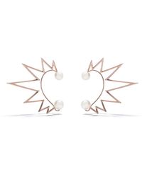 Orecchini Aurora in oro bianco 18kt con perle dei Mari del Sud Atelier di Tasaki in Metallizzato Donna Gioielleria da Orecchini e ear cuff da 