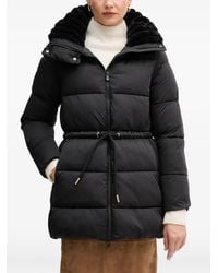 Save The Duck - Faux-Fur Hooded Puffer Jacket - Lyst