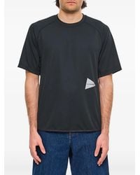 and wander - Camiseta Con Logo Estampado - Lyst