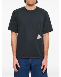 and wander - Logo-print T-shirt - Lyst