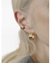 Otiumberg - Pendiente Earcuff Stratis En Oro Vermeil De 14 Ct - Lyst