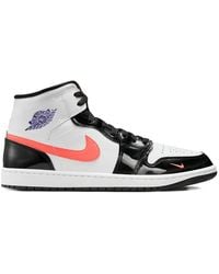 Nike - Air 1 Mid Mismatch Swoosh Sneakers - Lyst