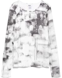 DKNY - Sequinned T-Shirt - Lyst