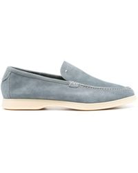 BOGGI - Almond-toe Suede Loafers - Lyst