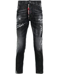 DSquared² - Halbhohe Skater Slim-Fit-Jeans - Lyst
