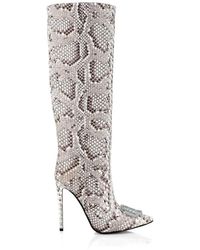 Philipp Plein - 85Mm Leather Knee-High Boots - Lyst