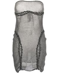 Isa Boulder - Crochet Knit Dress - Lyst