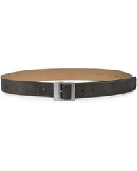 Rick Owens - Stooges Square-Buckle Leather Belt - Lyst