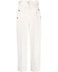 Elisabetta Franchi - High-waisted Tailored Trousers - Lyst