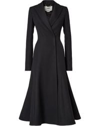 Fendi - Grain-De-Poudre Wool Coat - Lyst
