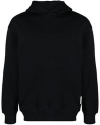 Emporio Armani - Logo-Patch Cotton Hoodie - Lyst