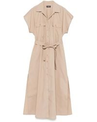 Dondup - Cotton Midi Dress - Lyst