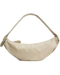 Lemaire - Large Soft Croissant Leather Shoulder Bag - Lyst