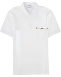 Moschino - Logo-Detail Polo Shirt - Lyst