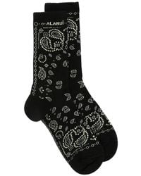 Alanui - Paisley-Pattern Socks - Lyst