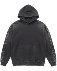 HTC - Moustache Studded Distressed Hoodie - Lyst