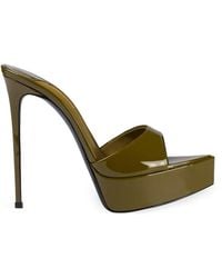 Le Silla - Sandales Uma En Cuir Verni - Lyst