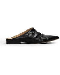 Alchimia - Ruched Pointed-Toe Mules - Lyst